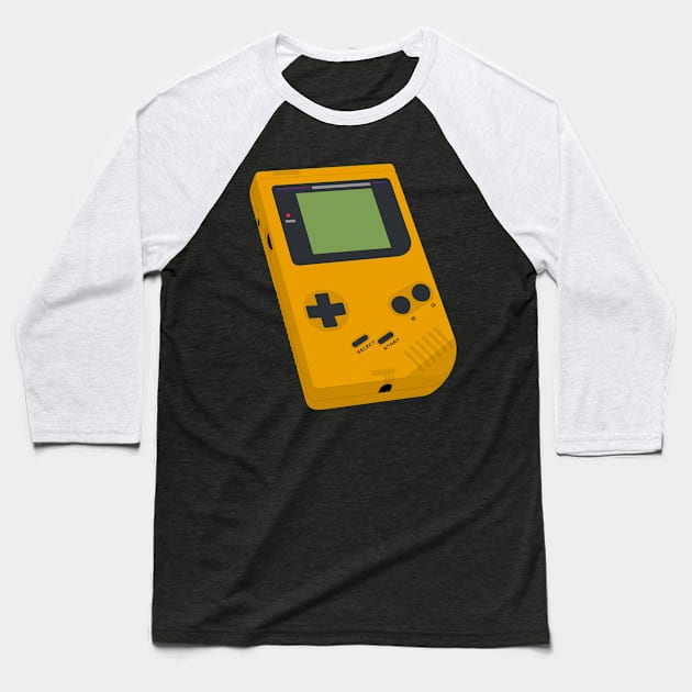 Retro Handheld Yellow Baseball T-Shirt by turpinator